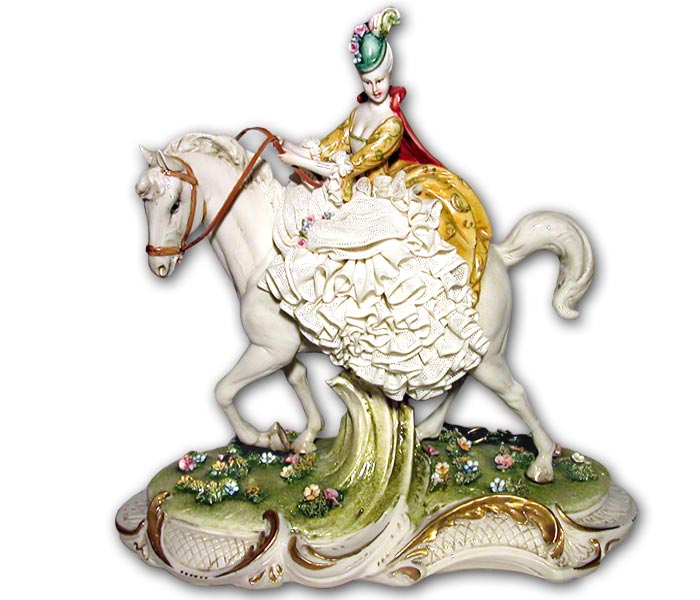 dama di ceramica capodimonte