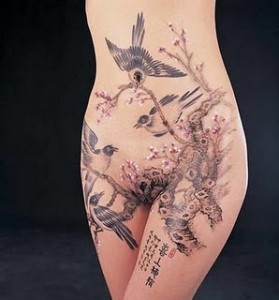tatuaggi giapponesi femminili