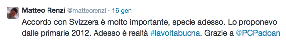 renzi twitter