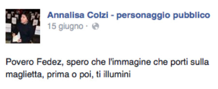 annalisa colzi fedez