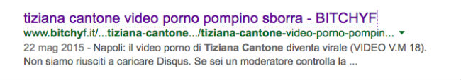 bitchy tiziana cantone