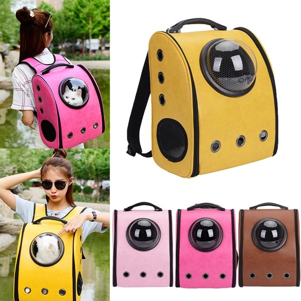 Dog Cat Pet Astronaut Capsule Backpack