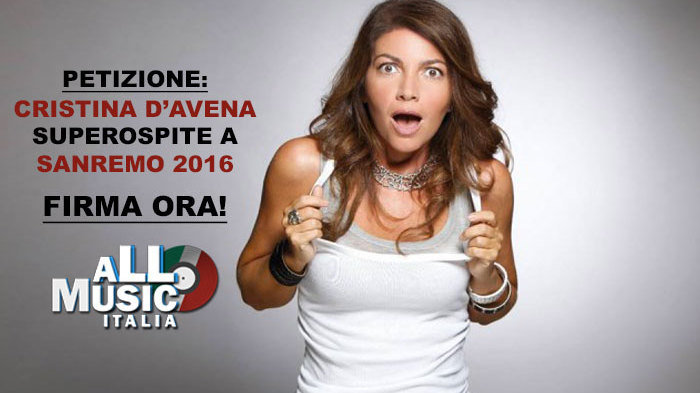 cristina d'avena a sanremo