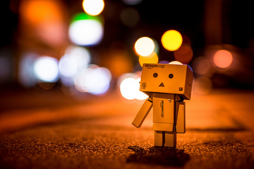 Danbo robot sad