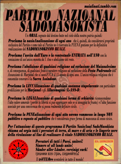 partito nazioanal sadomasokista