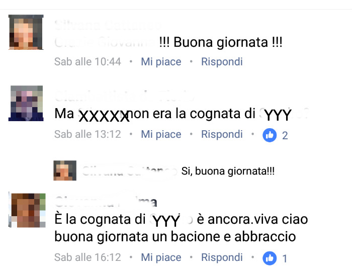 dialoghi assurdi su facebook