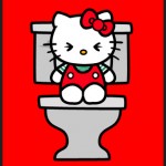 hello kitty toilet