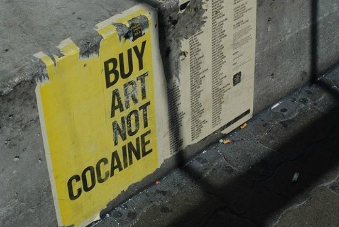 buy art not cocaine